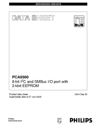 Datasheet PCA9500BS manufacturer Philips
